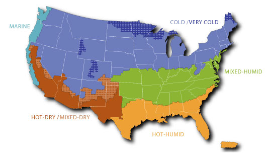 Building America Climate Regions — RECS 2009 Building America Climate Regions — RECS 2009